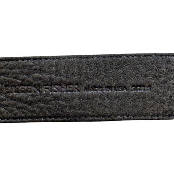 Eileen Fisher Wrap Belt with O-ring Closure Black / Brown - Picture 12 of 12